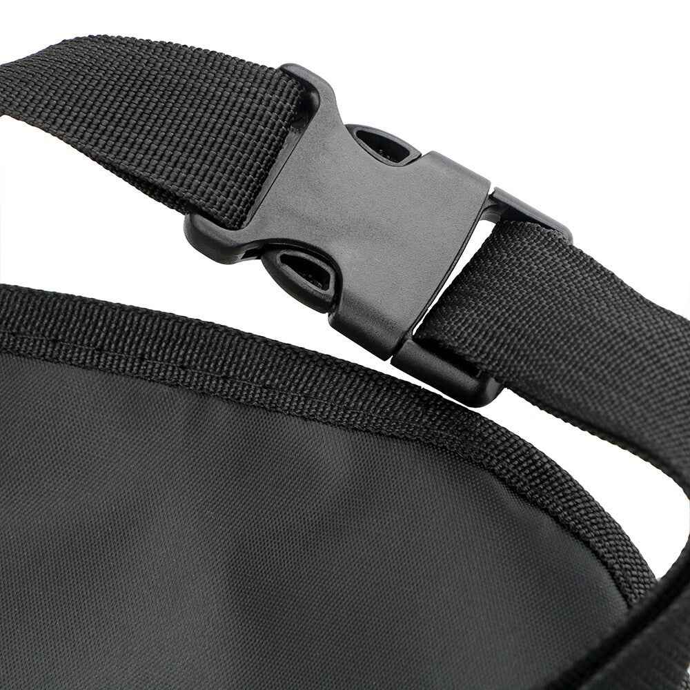 Car Back Seat Multi-Pocket Phone Tablet PC Holder Pouch Hanging Storage Bag Organizer - Black S