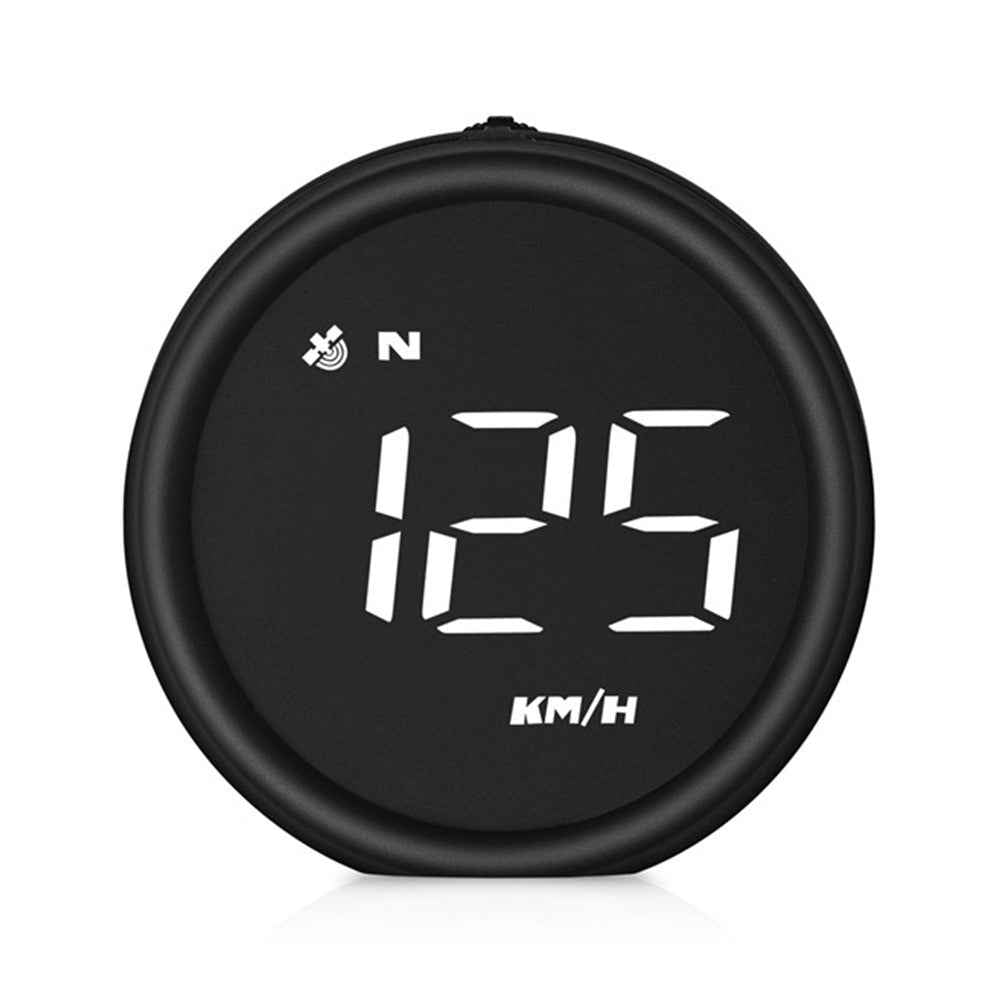 G1 Electronic Car Accessories HUD Head Up Display GPS Digital Auto Speedometer Overspeed Alarm Windshield Projector - White