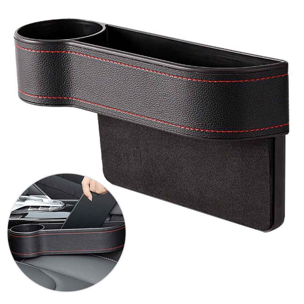 AC-ON-041 Car Seat Seam Storage Box Multifunctional Seat Gap Organizer Phone Beverage Cup Holder - Driver Side
