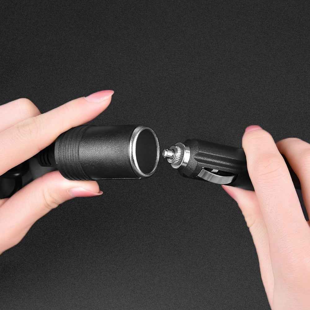 220V to DC 12V Adapter Power Supply Car Electrical Appliances Cigarette Lighter Socket Converter - EU Plug