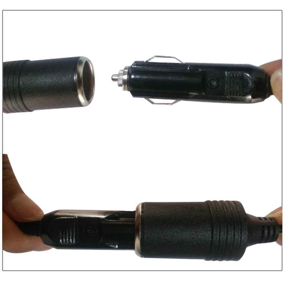 220V to DC 12V Adapter Power Supply Car Electrical Appliances Cigarette Lighter Socket Converter - EU Plug