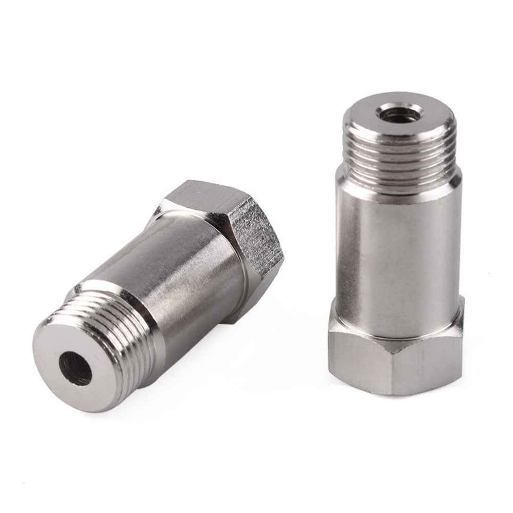THB009 2Pcs/Set Car Oxygen Sensor Adapter 45mm Oxygen Extension Connector for Universal Vehicles
