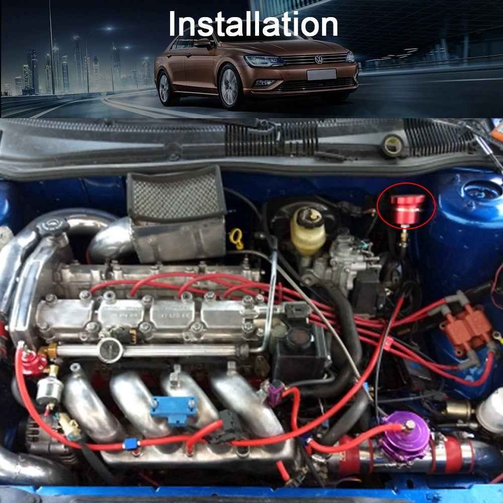 Car Modified Accessories Racing Universal Hydraulic Hand Brake Oil Tank Drift Hydraulic Hand Brake Oil Pot Brake Oil Storage Pot - Gold