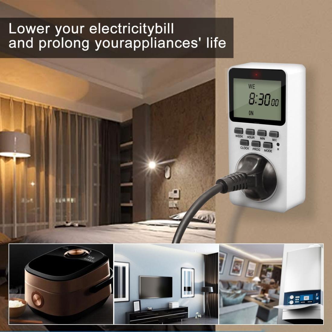 Charging Smart Switch Timing Socket (UK Plug -240V 50Hz 13A)