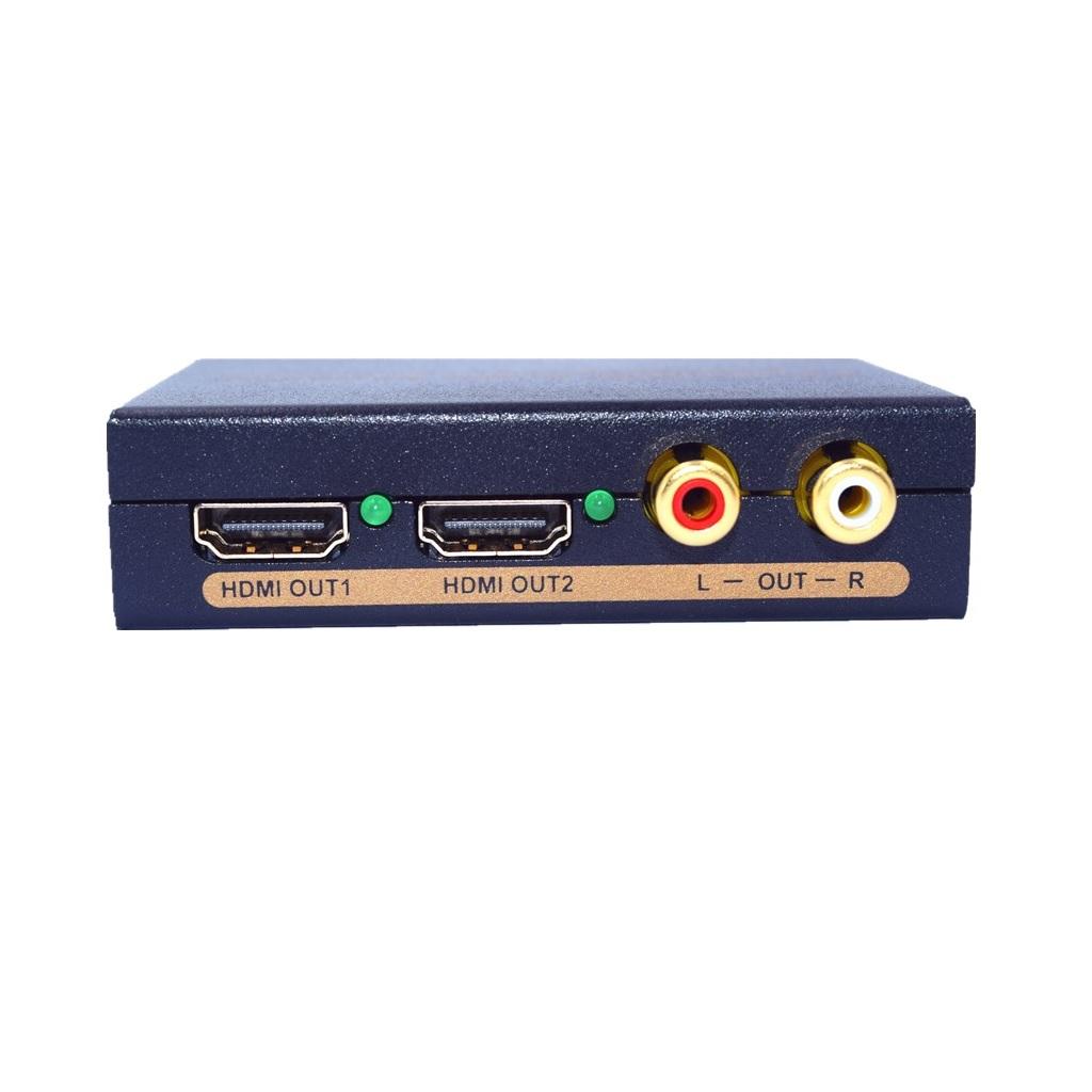 1080P HDMI TO HDMI Analog Audio Extractor Converter Splitter UK Adapter