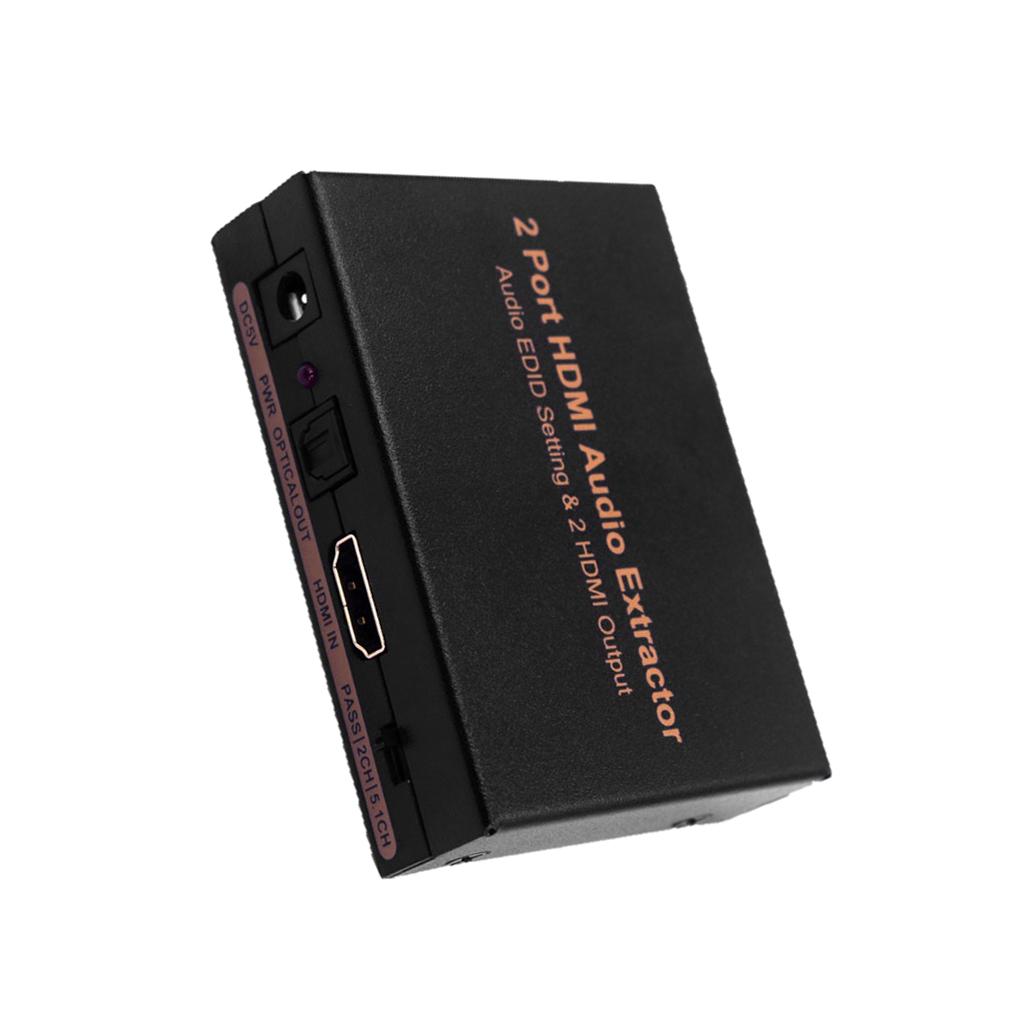 1080P HDMI TO HDMI Analog Audio Extractor Converter Splitter UK Adapter