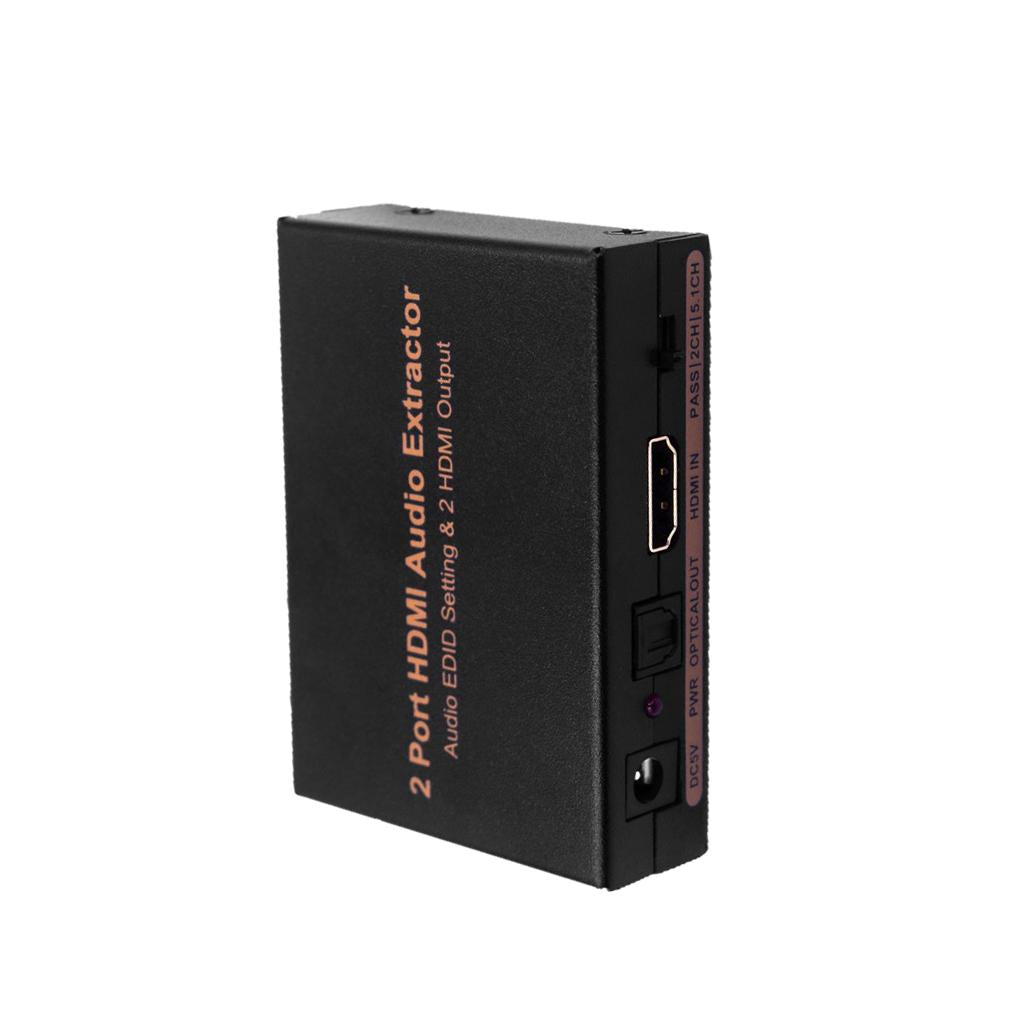 1080P HDMI TO HDMI Analog Audio Extractor Converter Splitter UK Adapter