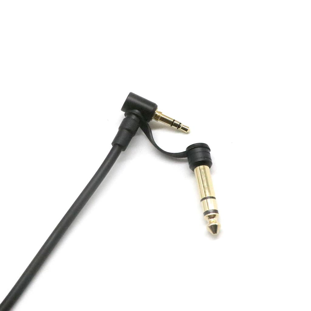 3.5mm Aux Male to Male Audio Stereo Headphone Cable Extension Cord Black