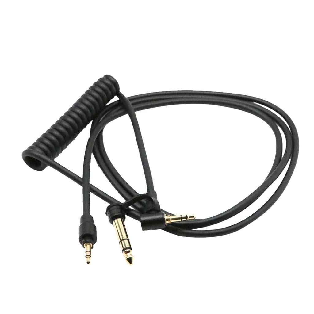 3.5mm Aux Male to Male Audio Stereo Headphone Cable Extension Cord Black