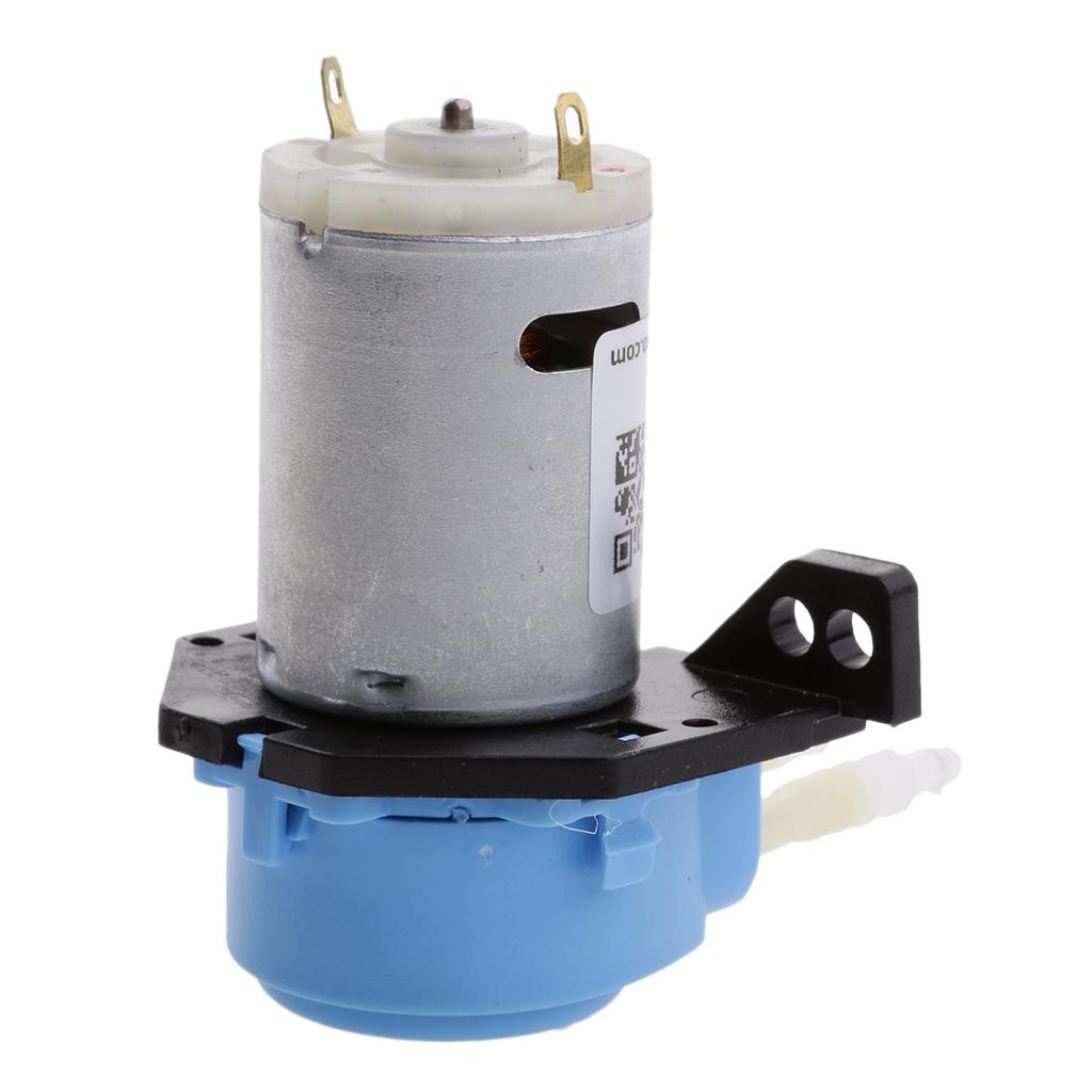 24V Peristaltic Miniature Dosing Pump Head & Connector For    blue