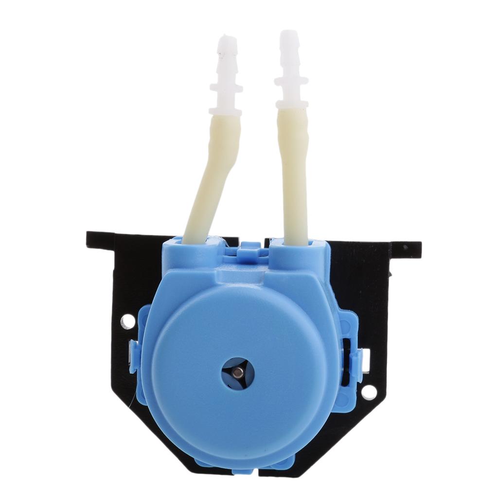 24V Peristaltic Miniature Dosing Pump Head & Connector For    blue