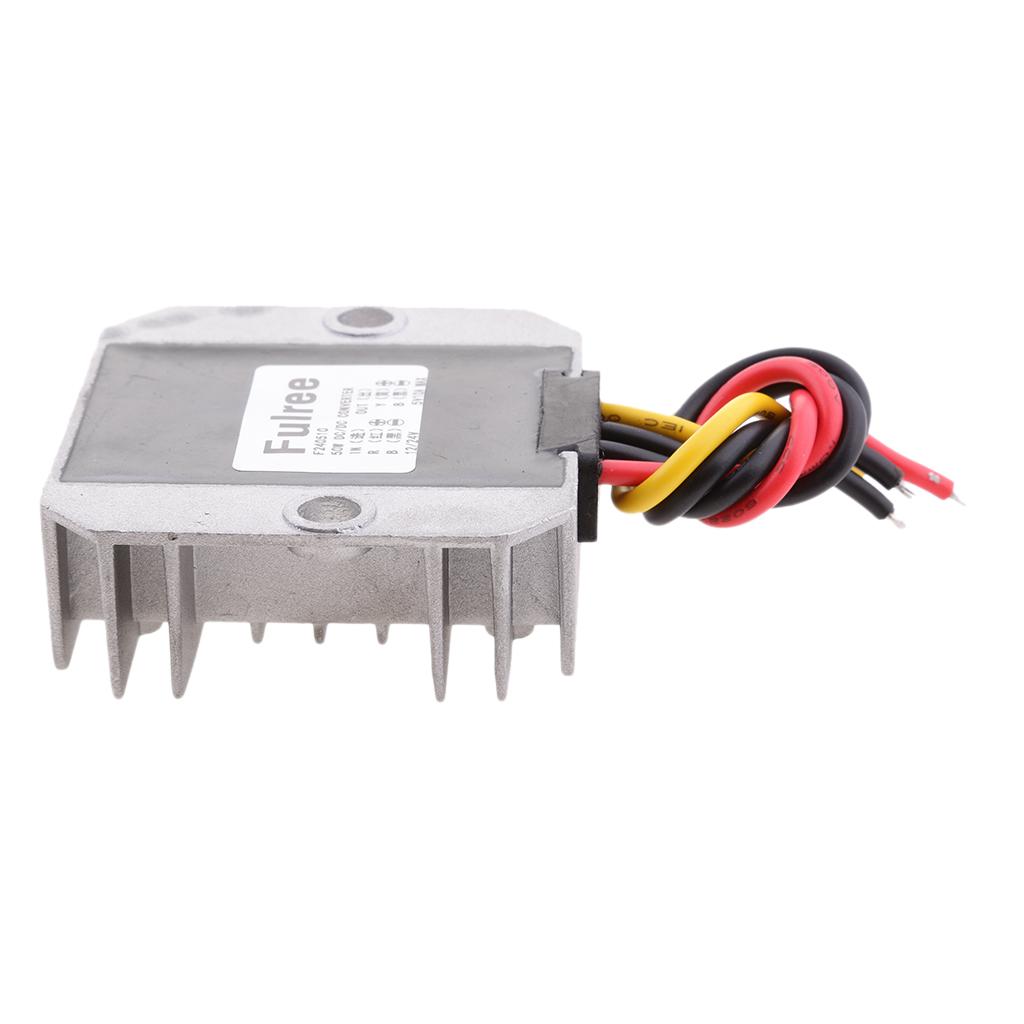 Waterproof DC-DC Converter Step-Down Buck 12V/24V to 5V 10A 50W Module 