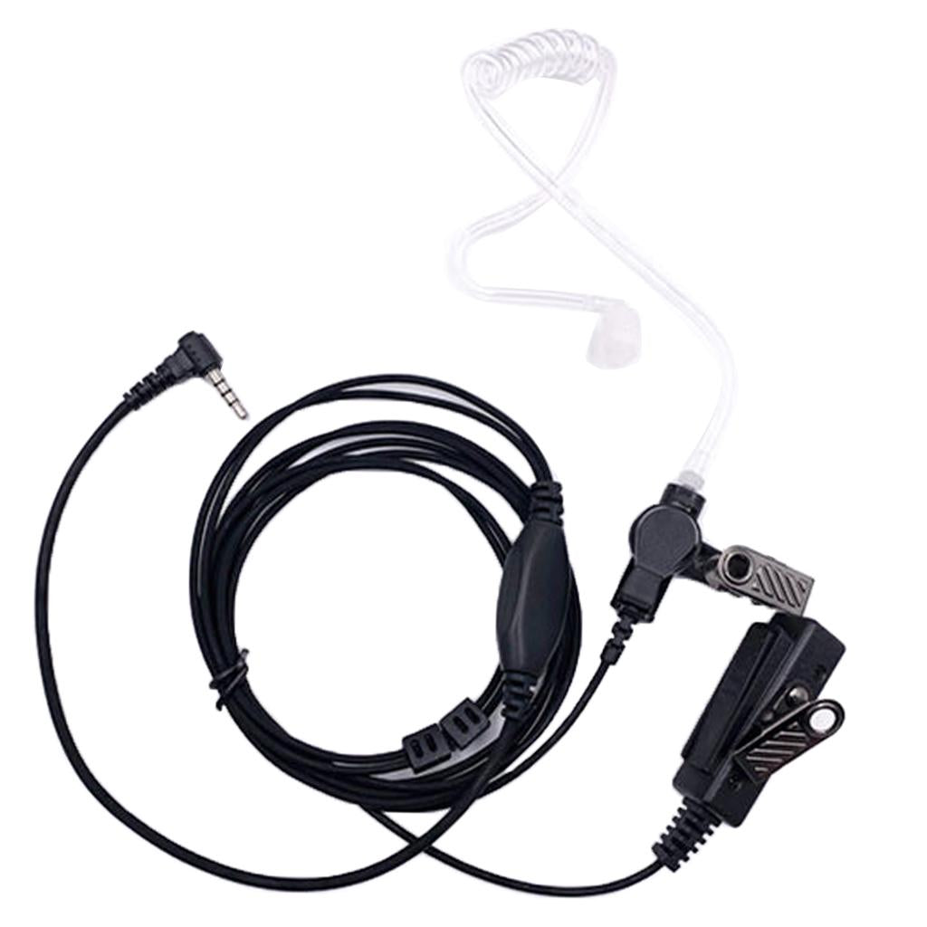 Acoustic Air Tube Earpiece with Microphone for Yaesu Vertex Walkie Talkie
