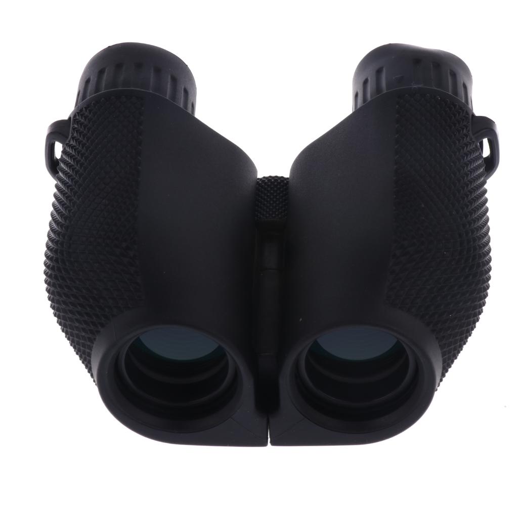 10x25 Folding High Powered Binoculars With Weak Light Night Vision 