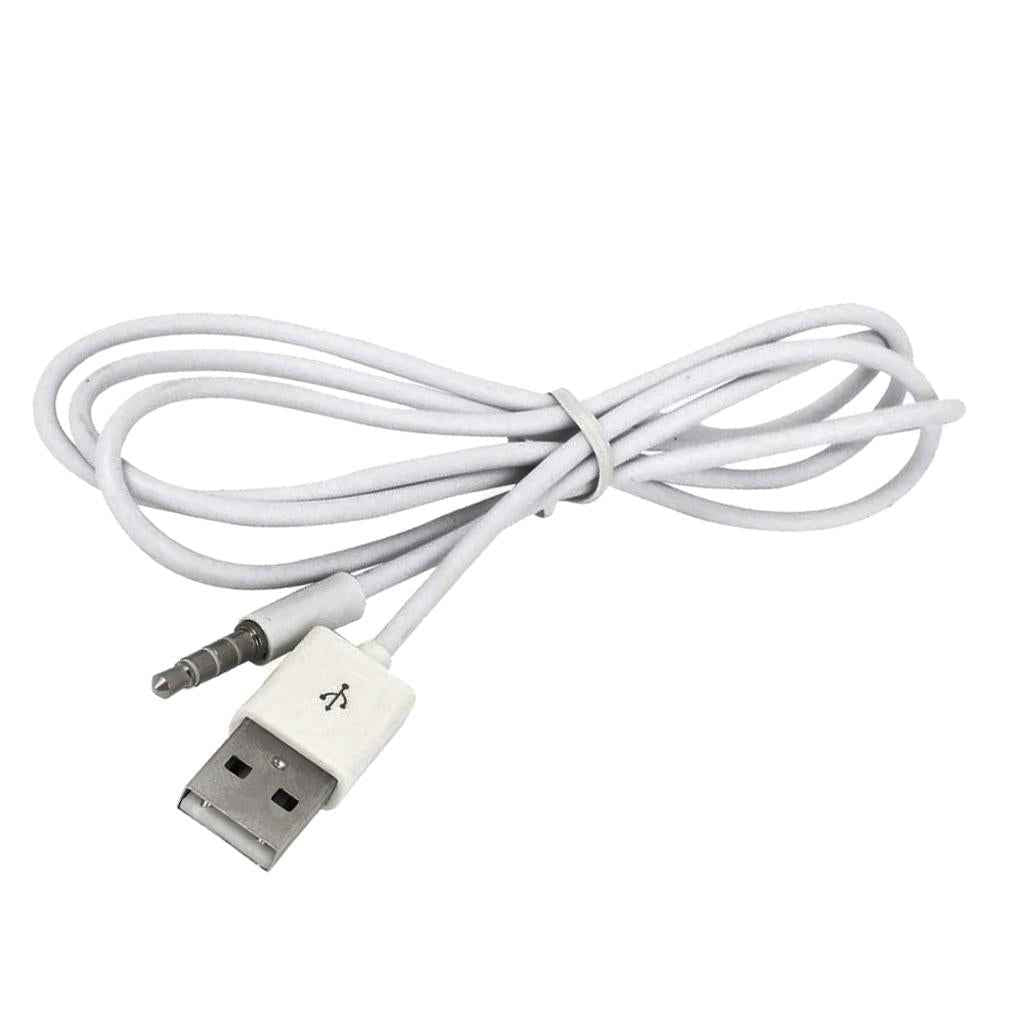 3.5mm Male AUX Audio Plug Jack to USB 2.0 Male Converter Cable Data/Charging Adapter Cable for iPod MP3 MP4