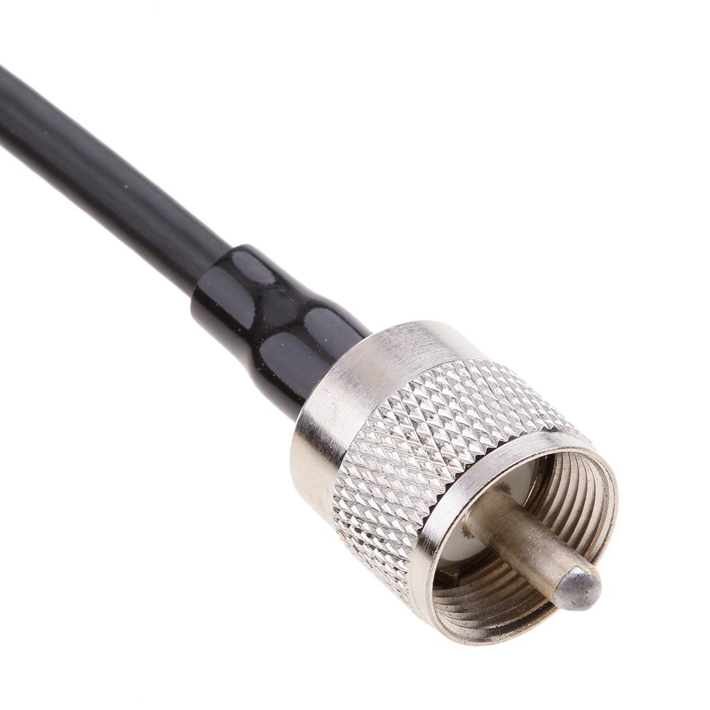 Mobile Radio Car Antenna Mount Adjustable Bracket + 5M Cable