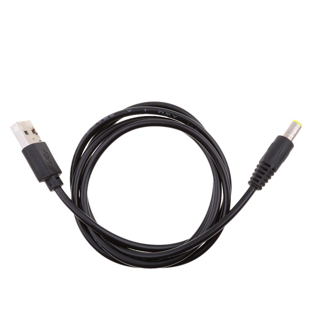 6xUSB to DC Power Cable USB A to Male DC 2.1mmx5.5mm Power Charging Cable