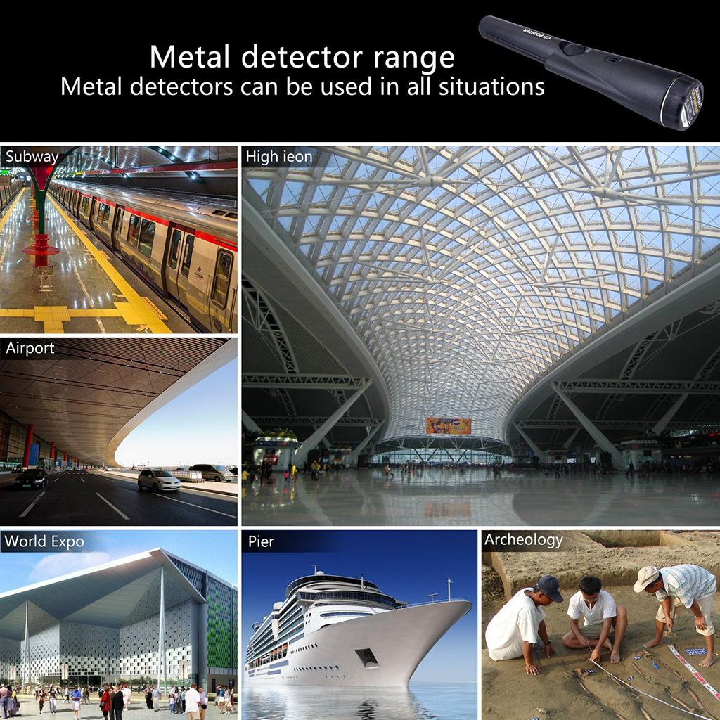Automatic GP Pointer Metal Detector Waterproof  black