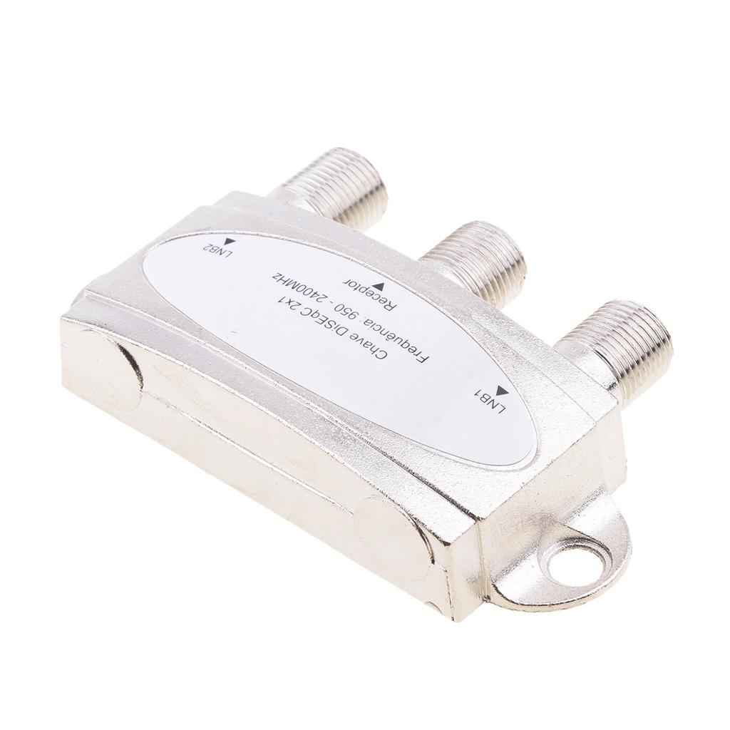 FTA Switch 2X1 DiSEqC Satellite Dish for FTA Receiver 2 in 1 Multi LNB LNBF