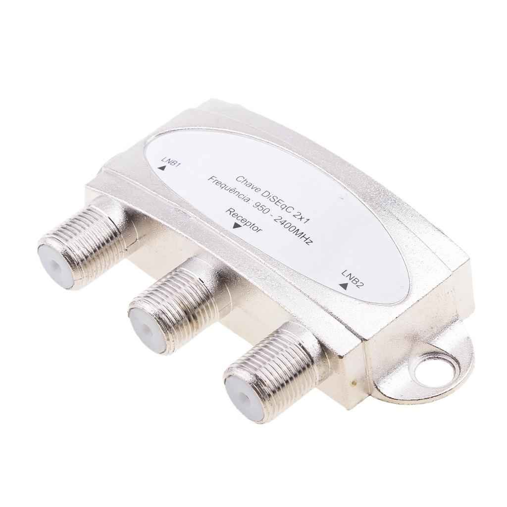 FTA Switch 2X1 DiSEqC Satellite Dish for FTA Receiver 2 in 1 Multi LNB LNBF