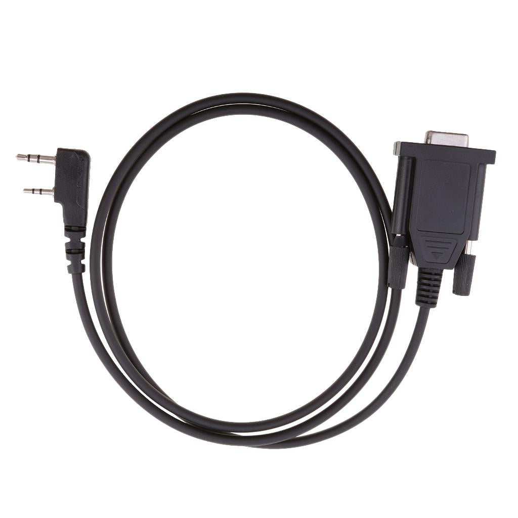 2-Pin Programming Cable with COM Port for Two Way Radio Walkie Talkies