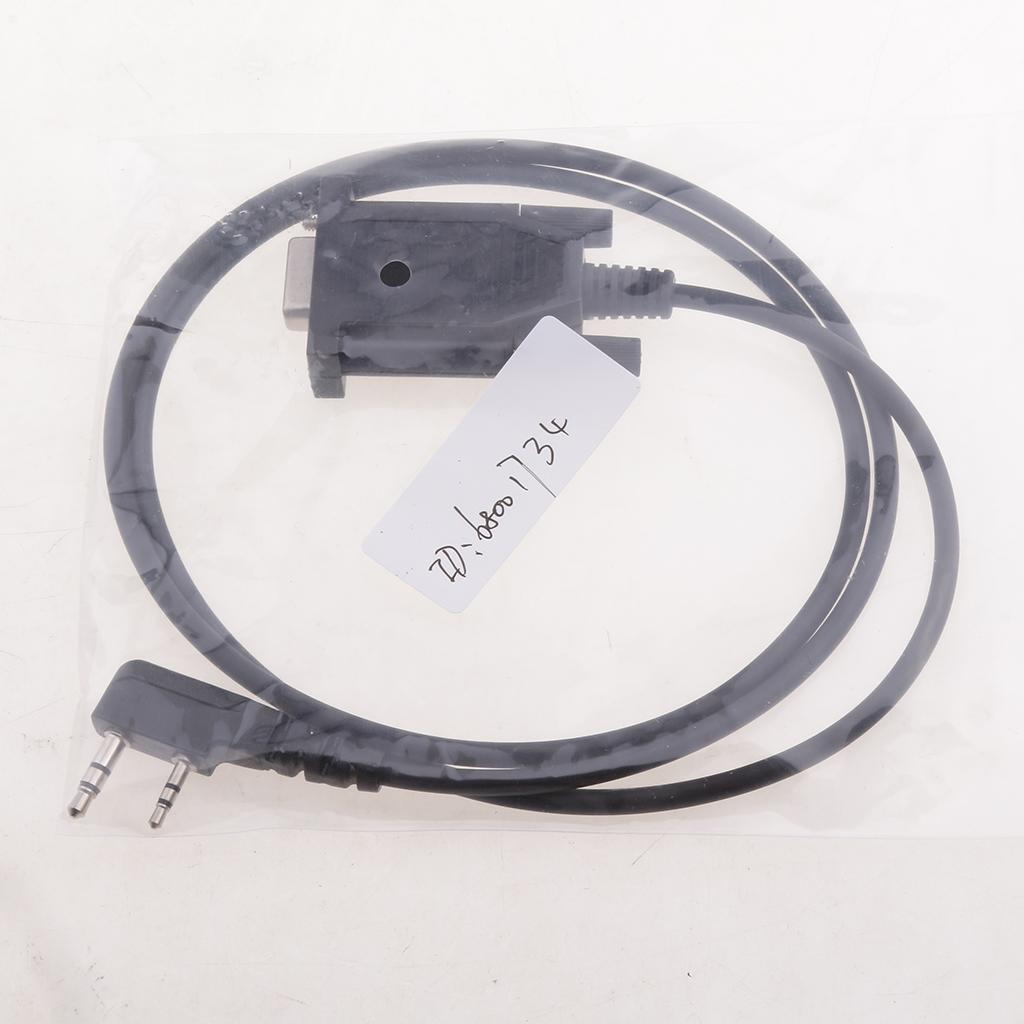 2-Pin Programming Cable with COM Port for Two Way Radio Walkie Talkies