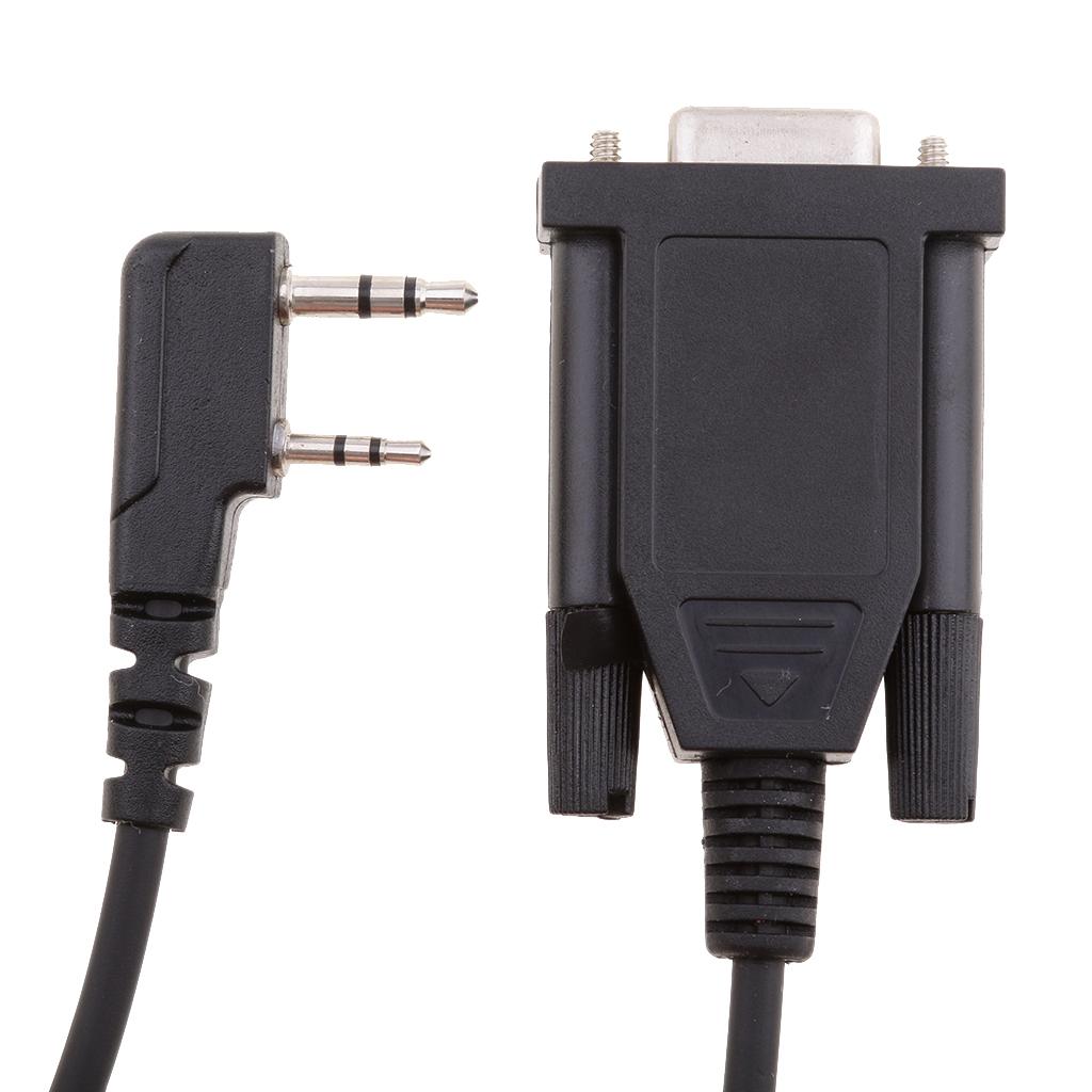 2-Pin Programming Cable with COM Port for Two Way Radio Walkie Talkies