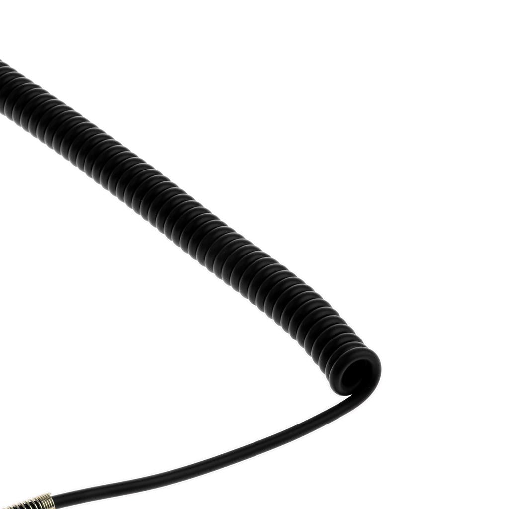 3.5mm Auxiliary Audio Male to Male Cable 90 Degree Right Angle Line Black
