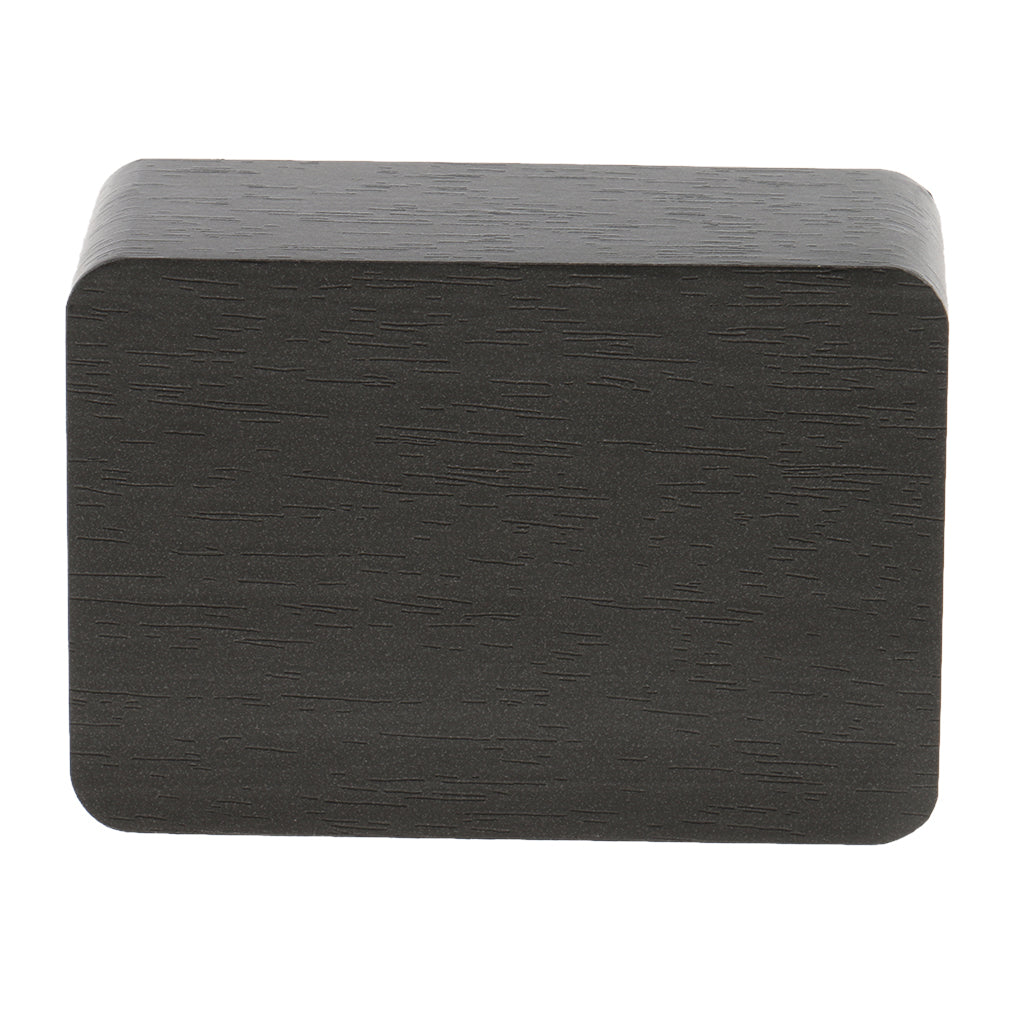 Desktop LED Wooden Alarm Clock Sound Control Electronic Home clock black