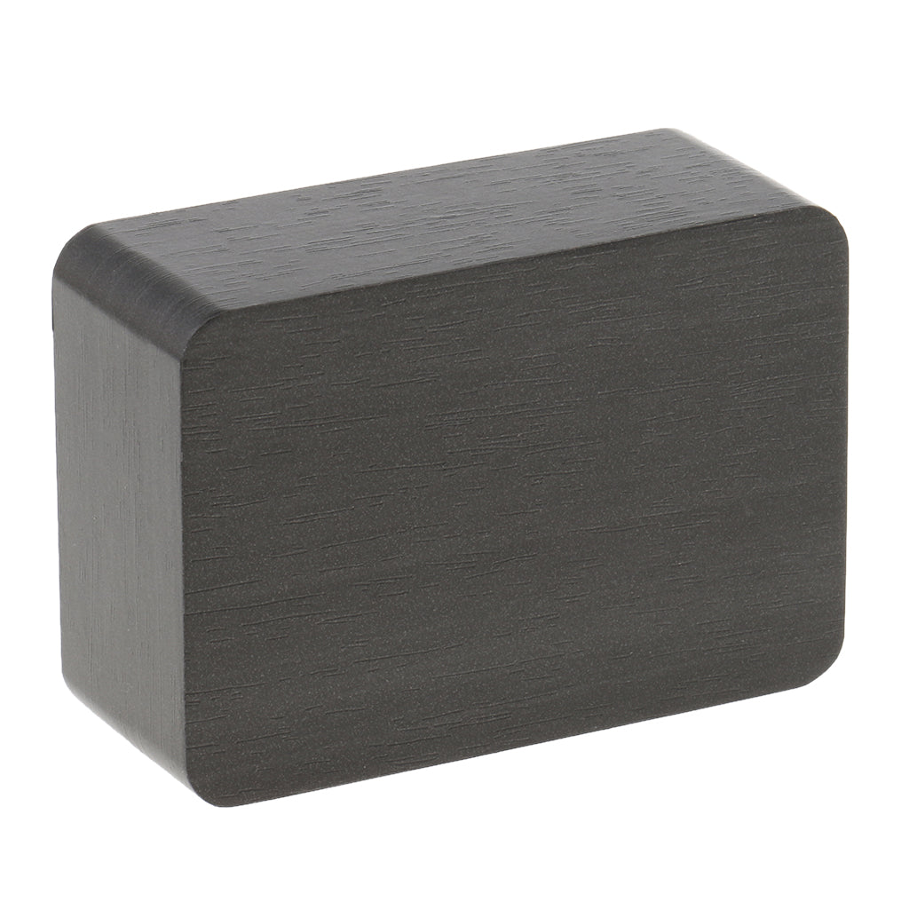 Desktop LED Wooden Alarm Clock Sound Control Electronic Home clock black