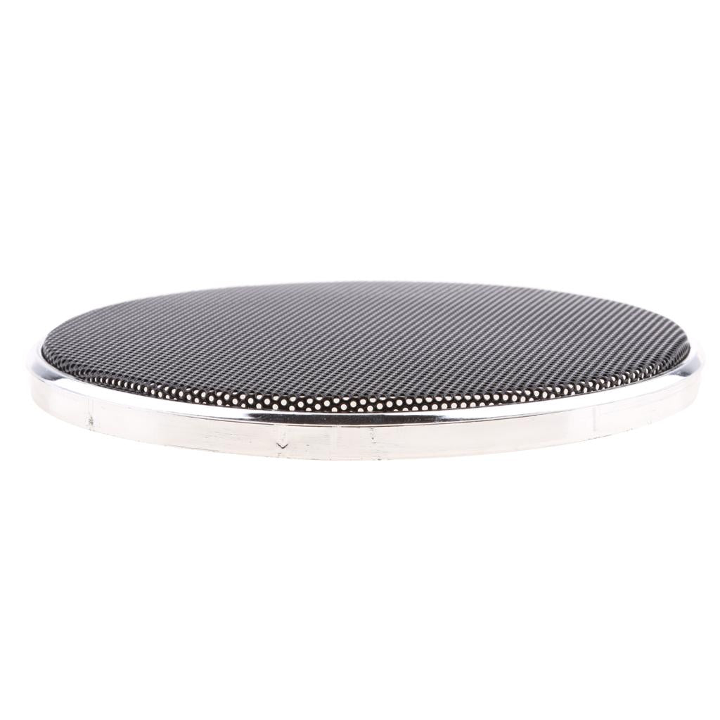 Speaker Decorative Circle Black Protective Cover Grille Mesh 8inch