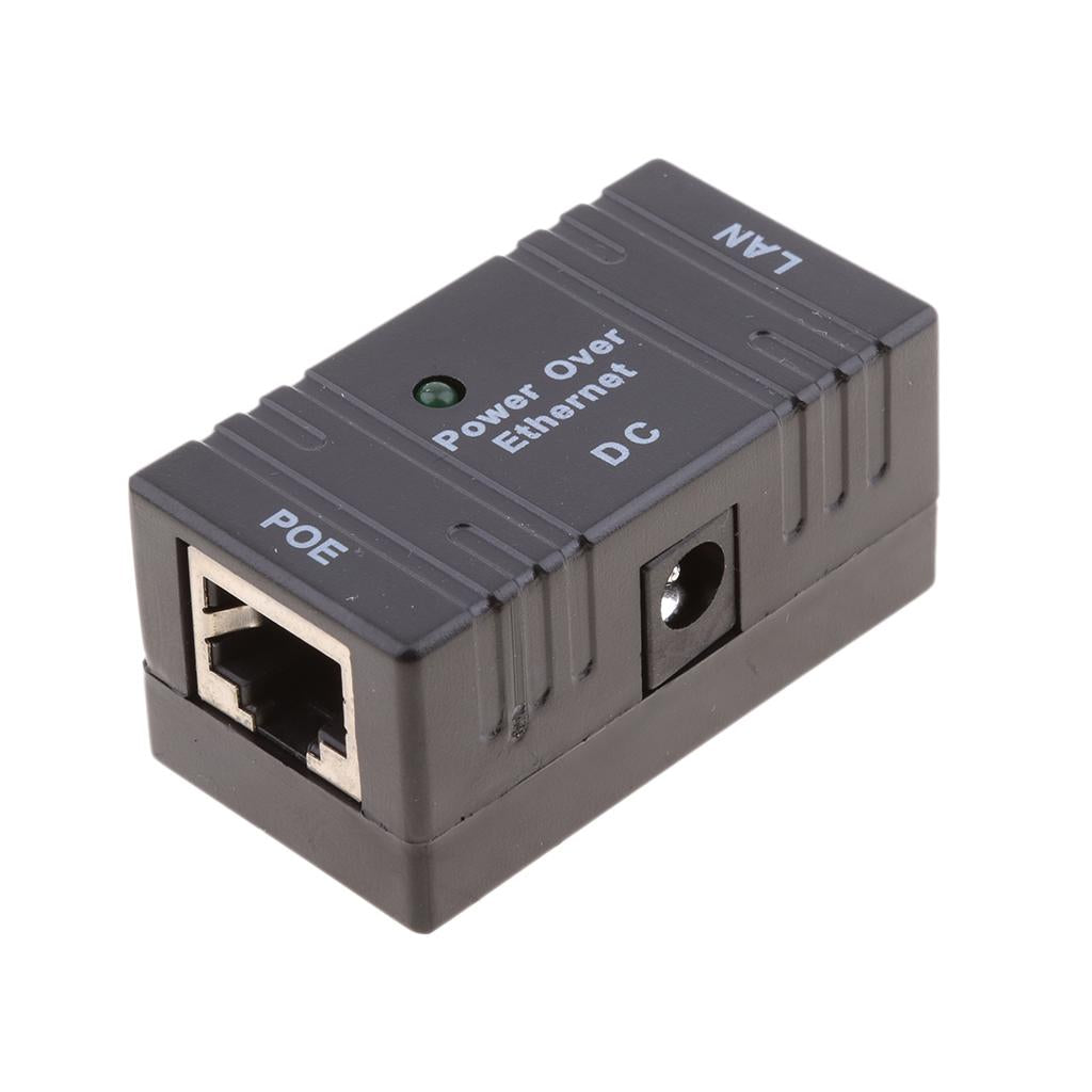 6x5V~48V POE Power Supply Module POE Injector Adapter black