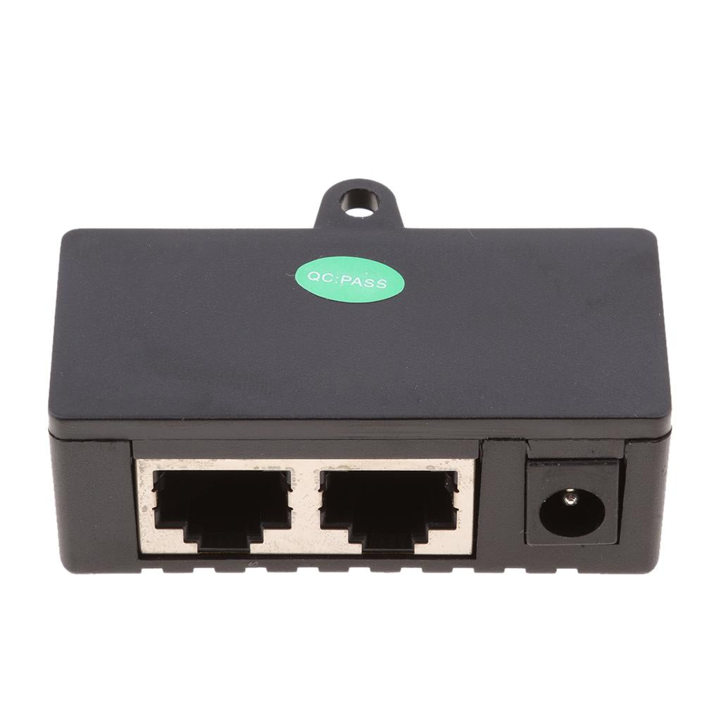 POE LAN Injector Splitter Power Supply Module for AP IP Camera Phone  black