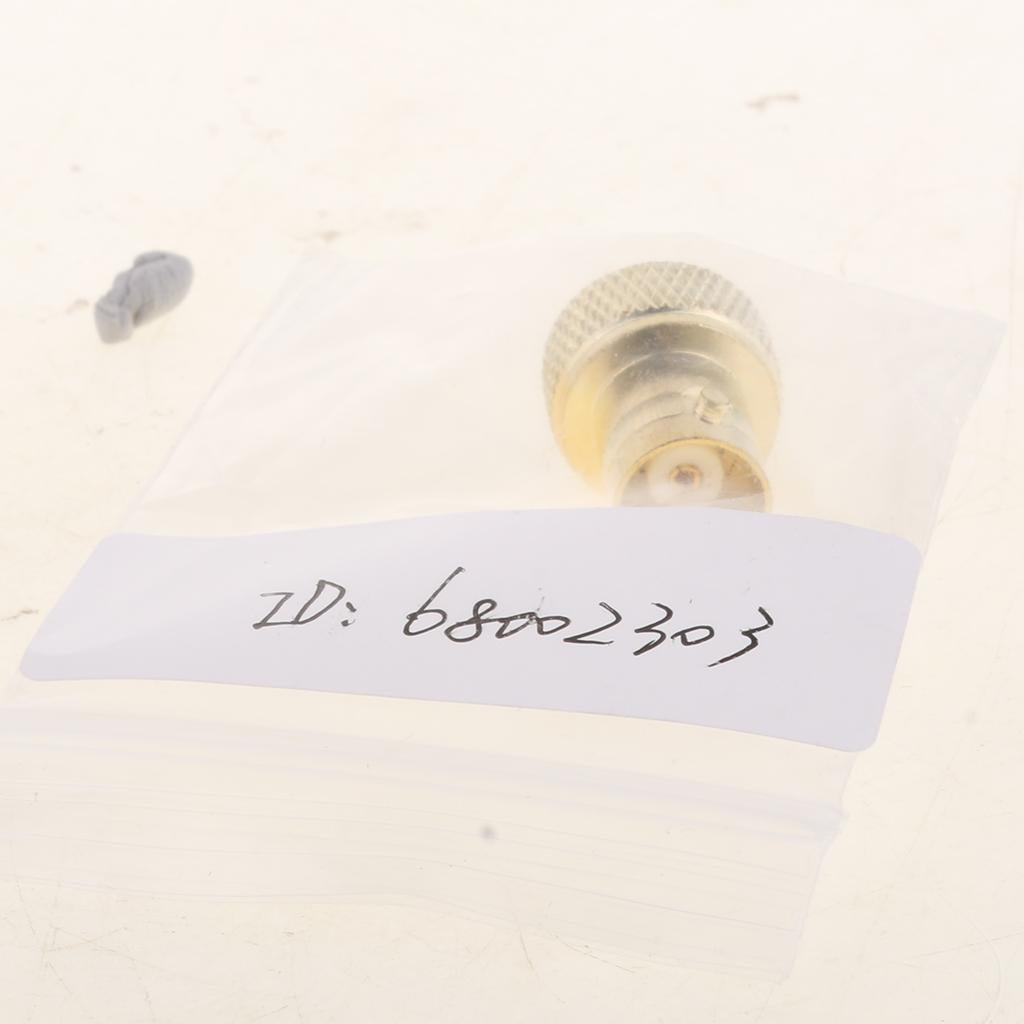2xRF Coaxial Coax Adapter SMA male to BNC Female Goldplated Connector