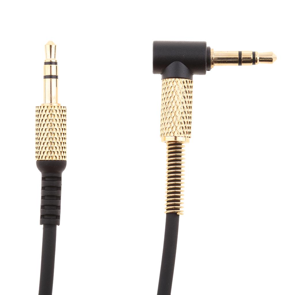 3.5mm Audio AUX Cable with Mic Inline Remote Control Cord Earphone Wire