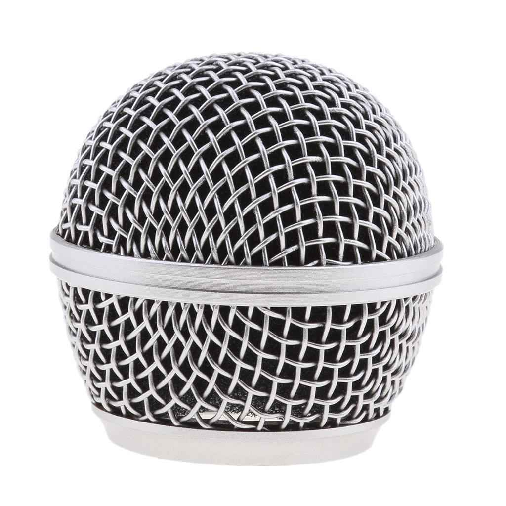 KTV Handheld Wireless Mic Microphone Ball Head Mesh Grill 31mm