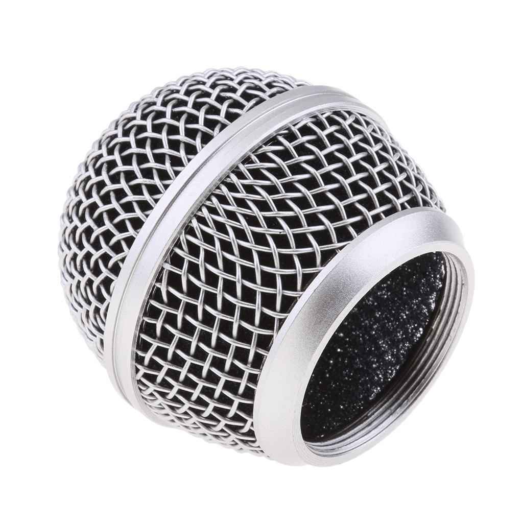 KTV Handheld Wireless Mic Microphone Ball Head Mesh Grill 31mm