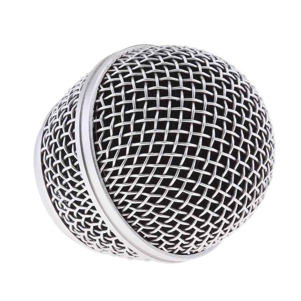 KTV Handheld Wireless Mic Microphone Ball Head Mesh Grill 31mm