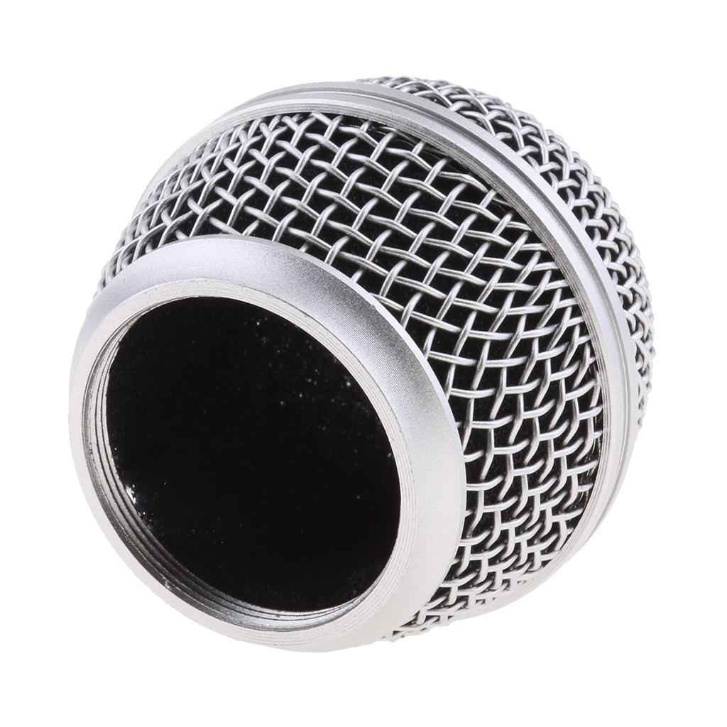 KTV Handheld Wireless Mic Microphone Ball Head Mesh Grill 31mm