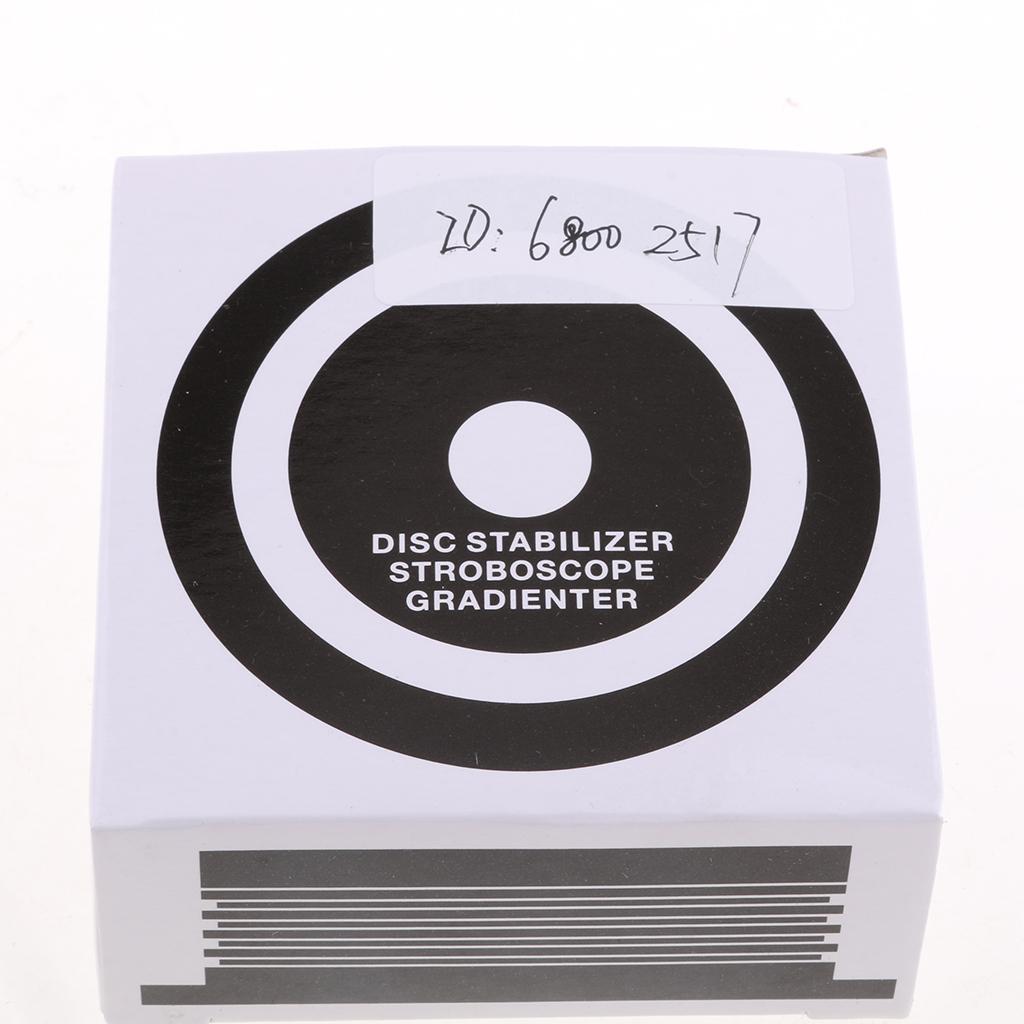 Aluminum Record Weight LP Disc Stabilizer Turntable Vinyl Clamp Silver