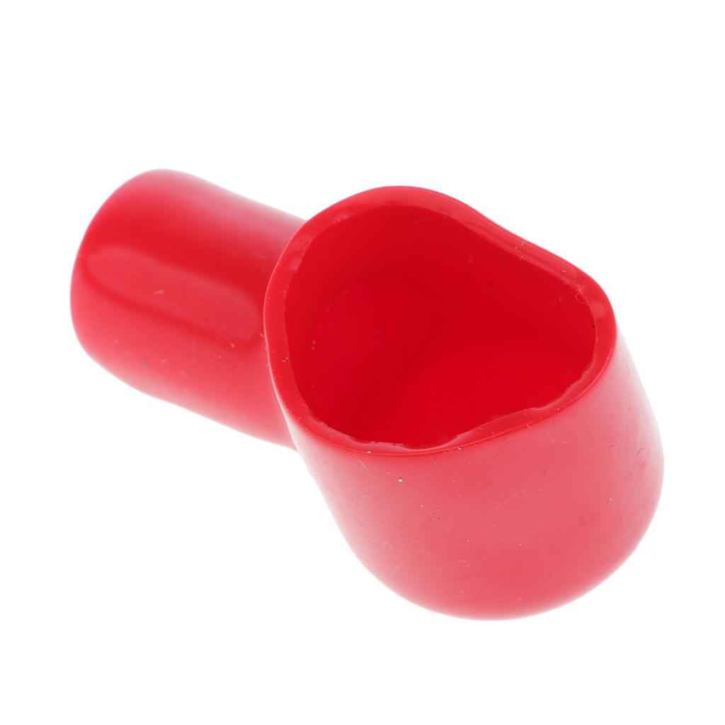 1Pair Car Battery Terminal Insulation Protector Sleeve Covers Black And Red 41mmx28mm