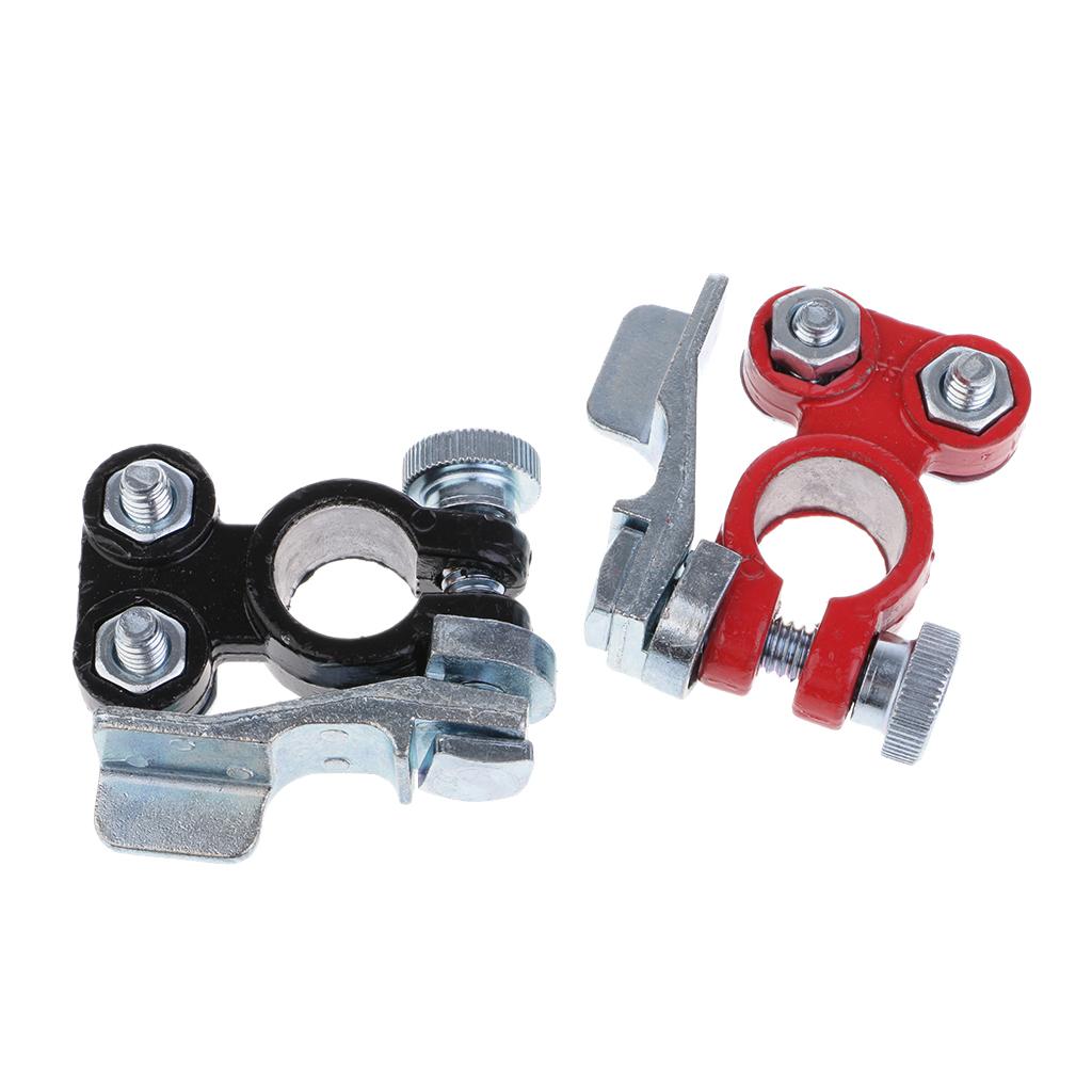Professional Battery Cable Terminal Clip Adjustable Quick Release 1Pair