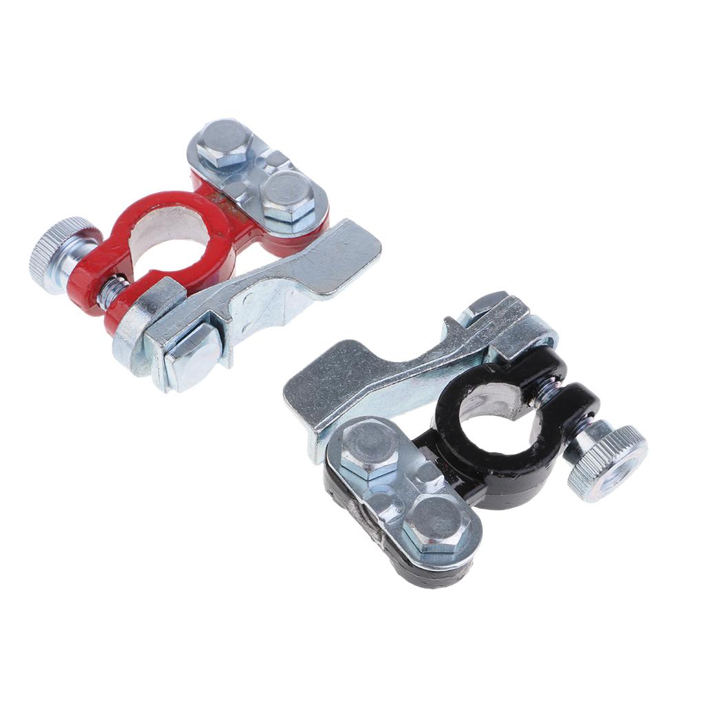 Professional Battery Cable Terminal Clip Adjustable Quick Release 1Pair