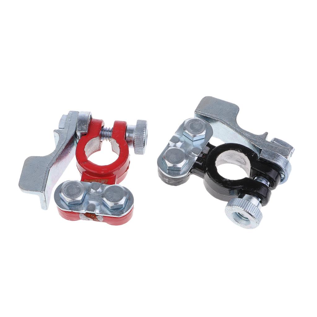 Professional Battery Cable Terminal Clip Adjustable Quick Release 1Pair