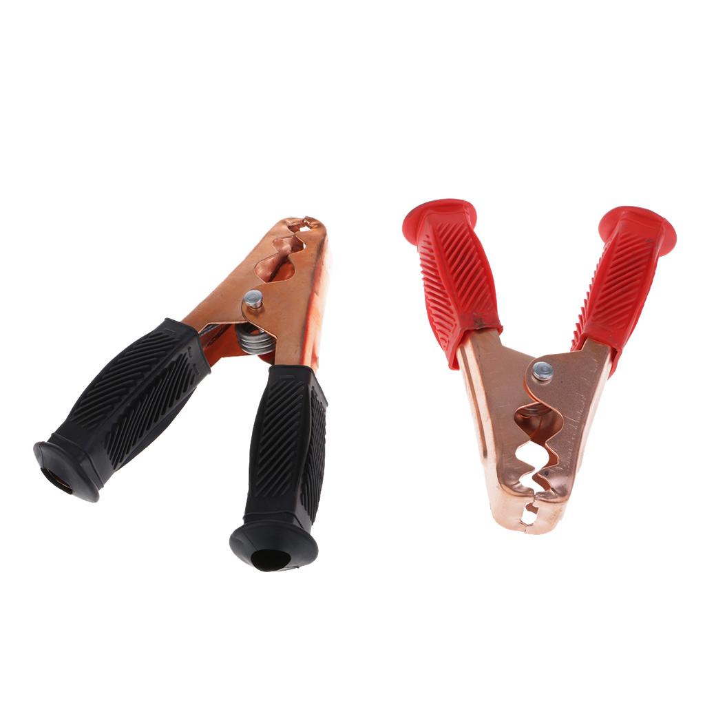2 Pieces Car Vehicle Battery Test Alligator Crocodile Clip Clamp