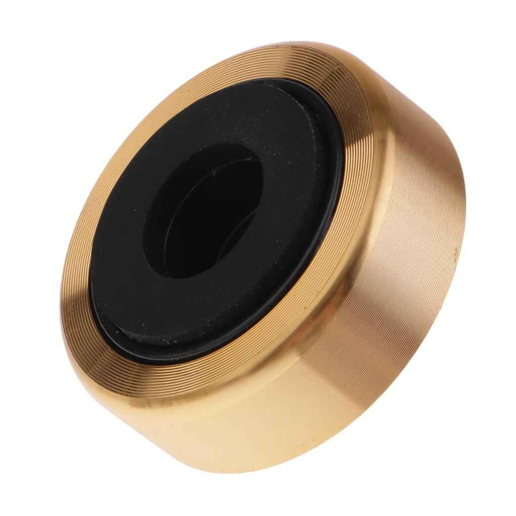 30x11mm Aluminum Plastic Speaker AMP Isolation Feet Pad Stand Base Gold