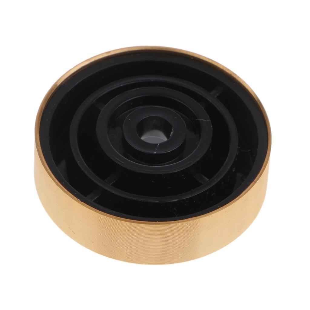 30x11mm Aluminum Plastic Speaker AMP Isolation Feet Pad Stand Base Gold
