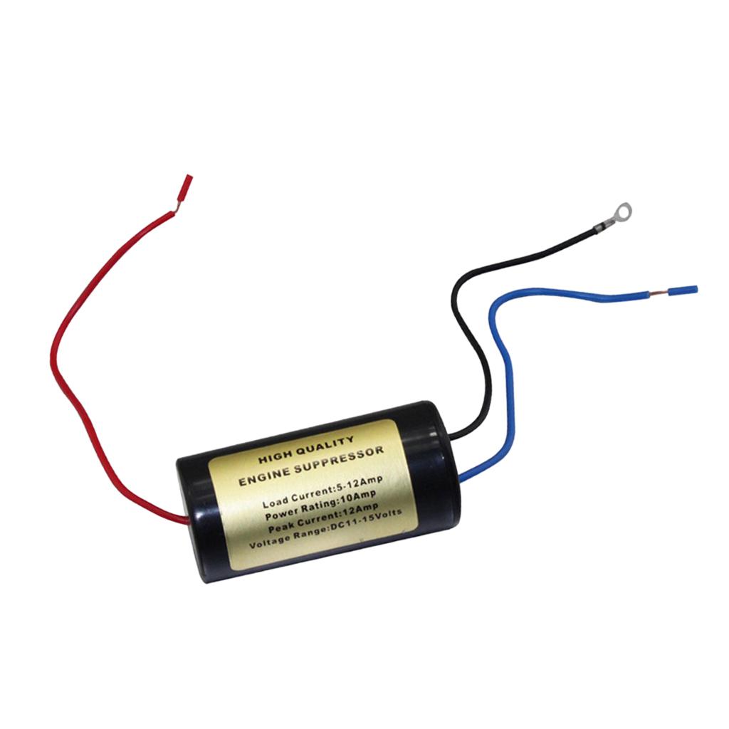 12V 25A Car Off-Road Stereo Installation Noise Audio Filter Engine Tool