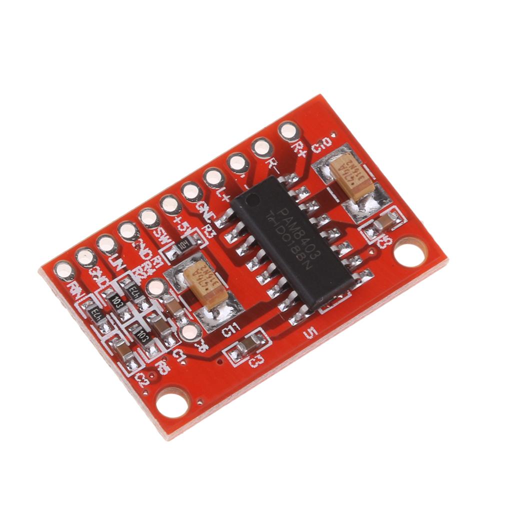 High-Power 2x3W PAM8403 Audio Super Mini Digital Amplifier Board