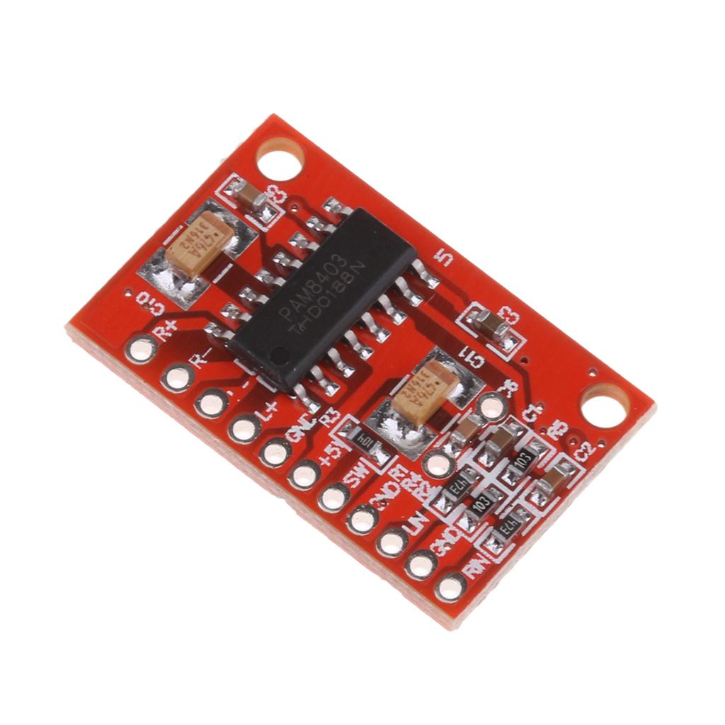 High-Power 2x3W PAM8403 Audio Super Mini Digital Amplifier Board